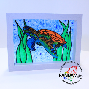Glass Painting - Turtle