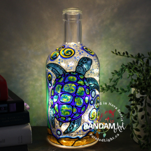 Aquatic Wisdom portrays a mesmerizing underwater realm where the sea turtle reigns as a sage of the deep.