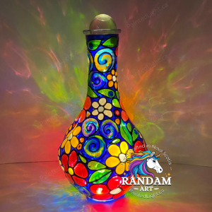 Painted Bottle Light
