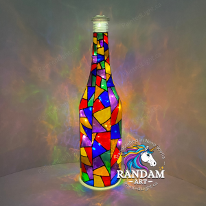 Randam Art Painted Light hand painted lamp Mosaic