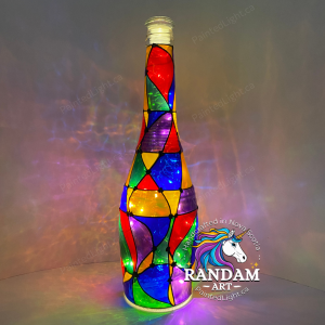 Randam Art Painted Light hand painted lamp Mosaic