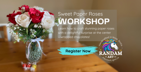 Learn how to craft stunning paper roses with a delightful surprise at the center—wrapped chocolates!